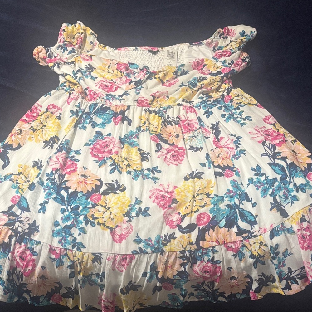 Floral Off-Shoulder Dress
